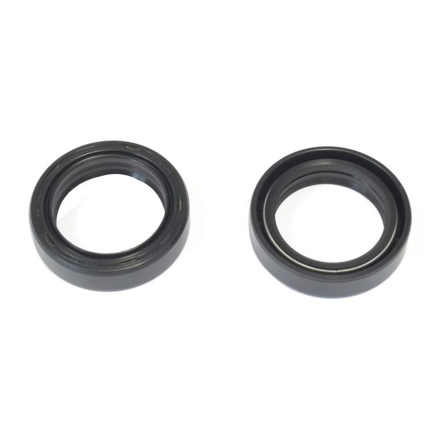 Jeu de bagues d'étanchéité radiales bagues d'étanchéité de fourche avant Athena pour Kawasaki KD 175 76-79, KE 175 E 76-78/Suzuki GN 125 82-97/Yamaha DT 125-175 79-81
