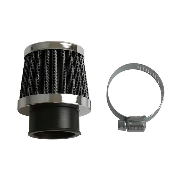 Luftfilter Athena Kegel schwarz 35mm
