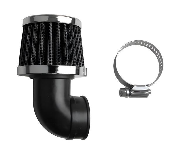 Luftfilter Athena Kegel schwarz, 30mm, 90°