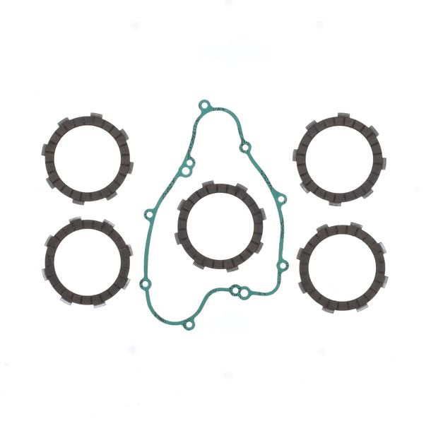 Clutch plates with clutch cover gasket Athena for Kawasaki KX 65 00-20