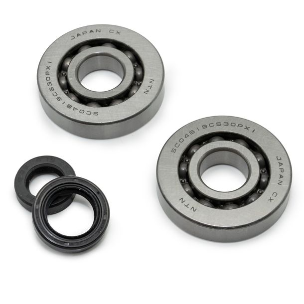 Juego cojinetes cigüeñal con retenes de eje Athena para Honda SFX 50 95-97/SJ 50 Bali 93-98/SXR 50 98/ZX 50 95-97