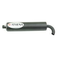 Silenciador final Silenciador Athena Black Alumínio 60x250mm Diâmetro interno d.20mm