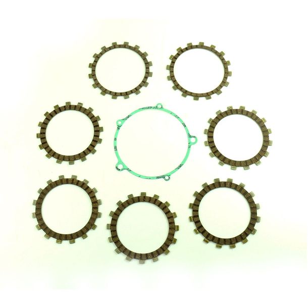 Clutch discs with clutch cover gasket Athena for Yamaha YZ 125 89-90
