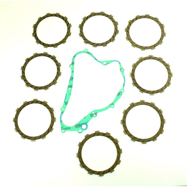 Clutch plates with clutch cover gasket Athena for Suzuki RM 125 92-01
