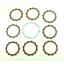 Clutch plates with clutch cover gasket Athena for Yamaha WR 400 F 98-99
