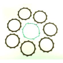 Clutch plates with clutch cover gasket Athena for Husqvarna TE 400 01-04