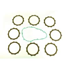 Clutch plates with clutch cover gasket Athena for KTM LC4 400 95-97