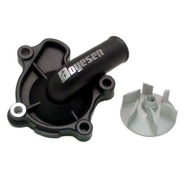 Pompa Acqua Supercooler Boyesen Nero per Honda CRF 250 R 04-09/CRF 250 X 04-17