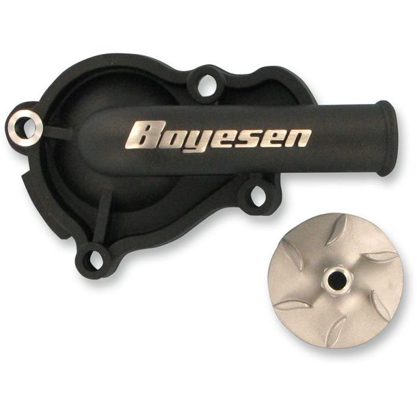 Wasserpumpe Boyesen Supercooler schwarz für Honda CRF 450 R 02-08