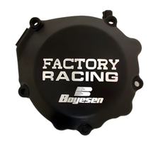 Zündungsdeckel Boyesen Factory Racing schwarz Aluminium für Yamaha YZ WR 250 ccm Bj. 1988 - 1998