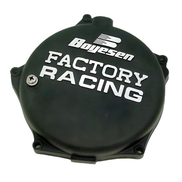 Tapa de embrague Boyesen Factory Racing para Kawasaki KX 250 F 04-08/Suzuki RM-Z 250 04-06, Kawasaki KX F, Suzuki RM-Z 250 ccm Año 2004 - 2008