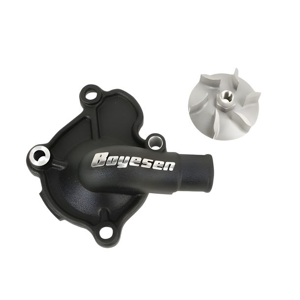 Pompa Acqua Supercooler Boyesen Nera per Honda CRF 250 R 18-21/CRF 250 RX 19-21, Honda CRF R 250 ccm Anno 2018 - 2019