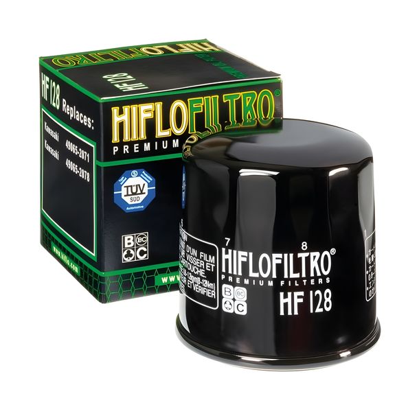 Filtro olio Hiflo HF128 per Kawasaki GPZ Unitrak KAF A Mule 610 4WD 400 cc costruito nel 1985 - 2020