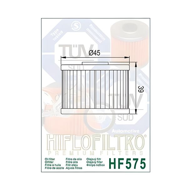 Filtro de óleo Hiflo HF575 para Aprilia MXV 450 ccm Ano. 2009 - 2015