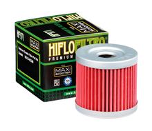 Hiflo HF971 oil filter for Hyosung GV Aguila Classic XRX Offraod SM Supermoto RX, Suzuki DR GN GZ Marauder U LT-Z Quadsport GT R Pro Comet GSX-S 90 - 400 cc built 1982 - 2023