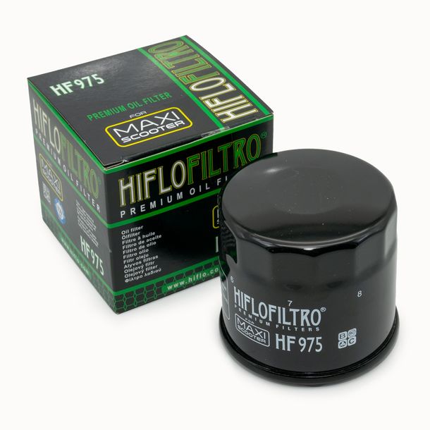 Hiflo HF975 oliefilter voor Suzuki AN Burgman ZA 650 cc modeljaar 2002 - 2013