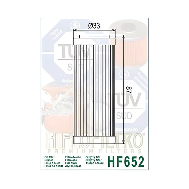 Oil filter Hiflo for Arctic Cat Honda Kawasaki Suzuki Triumph – Bild 1