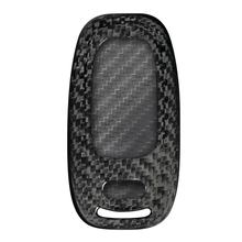 Coque de clé Lampa en fibre de carbone pour clés de voiture, configuration individuelle - compatible avec - Audi - 2