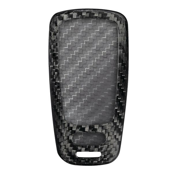 Coque de clé Lampa en fibre de carbone pour clés de voiture, configuration individuelle - compatible avec - Audi - 3