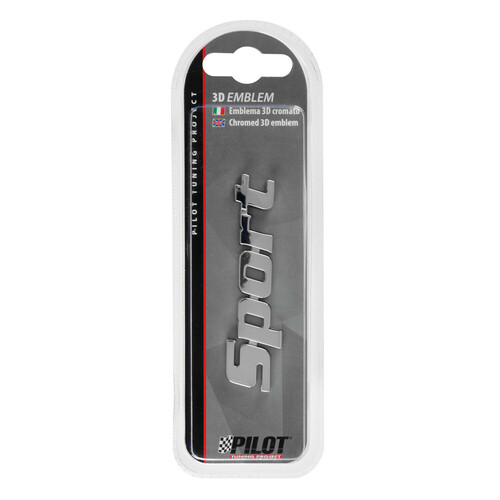 Pilot Lampa 07203 Emblema Sport | Ricambio Cromato Per Accendini
