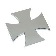 Emblema 3D cromato - Croce