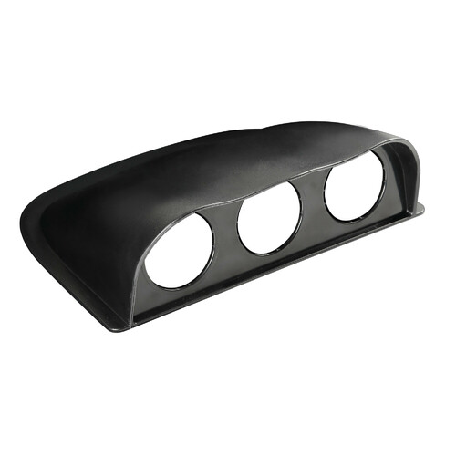 Support d'instruments avec 3 découpes, pour le tableau de bord (52 mm)