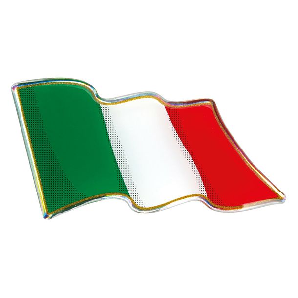 Sticky 3D - Italian Flag, 1 Piece - 78x40 mm