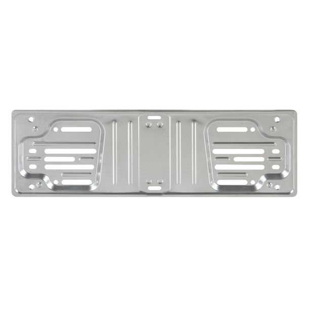 Front License Plate Bracket made of anodized Aluminum