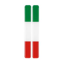 Flagge-Italien, Paar Italien-Flaggen - 15x138 mm
