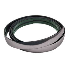 Verchroomd zelfklevend profiel zwart - 4 m - 39 mm