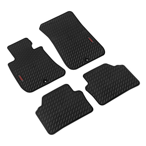 Pilot, Set Maßgefertigte Matten aus Gummi - kompatibel für Bmw Serie 3 (E90) (03/05>01/12) - Bmw Serie 3 Touring (E91) (09/05>05/12)