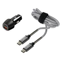 Kit 2-in-1 Type-C Pro - Power Delivery - Qualcomm Quick Charge 3.0 - 12/24V