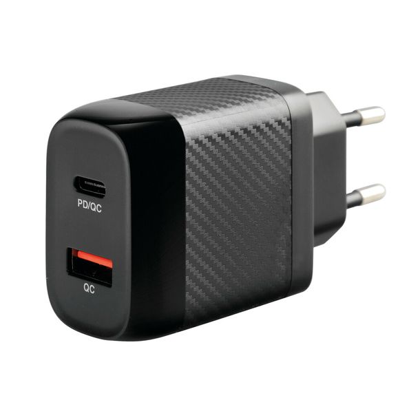 Home Power Pro, chargeur de batterie secteur avec 2 ports USB - Charge Ultra Rapide - 20W - 100/230V