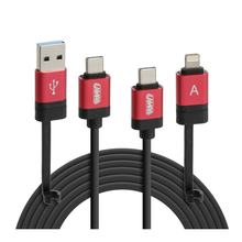 Kabel Světlomet Ultimate 6 v 1 - 100 cm - Černý