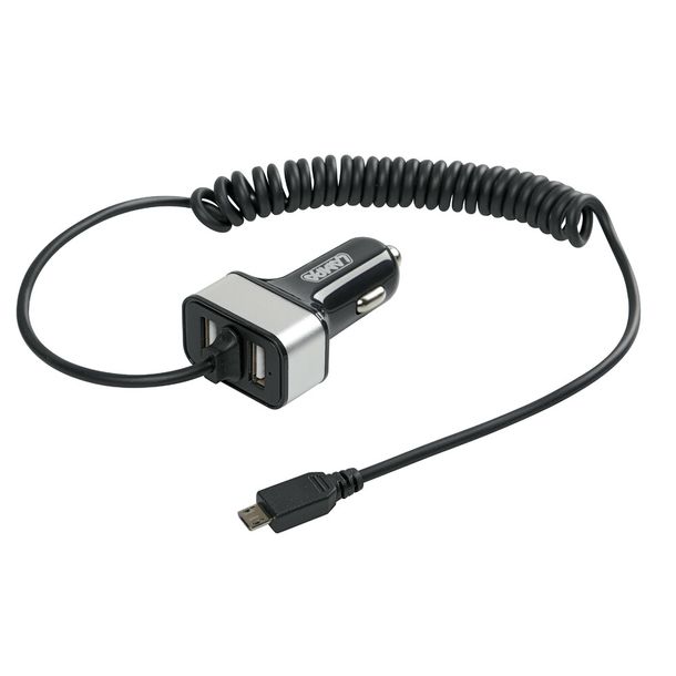 Chargeur de batterie Lampa Micro-USB avec 2 ports USB - Charge Rapide - 5800 mA - 12/24V
