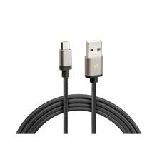 Cavo USB rinforzato > Micro-USB - 100 cm - Nero
