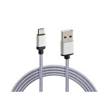 Cavo USB rinforzato > Micro-USB - 100 cm - Grigio