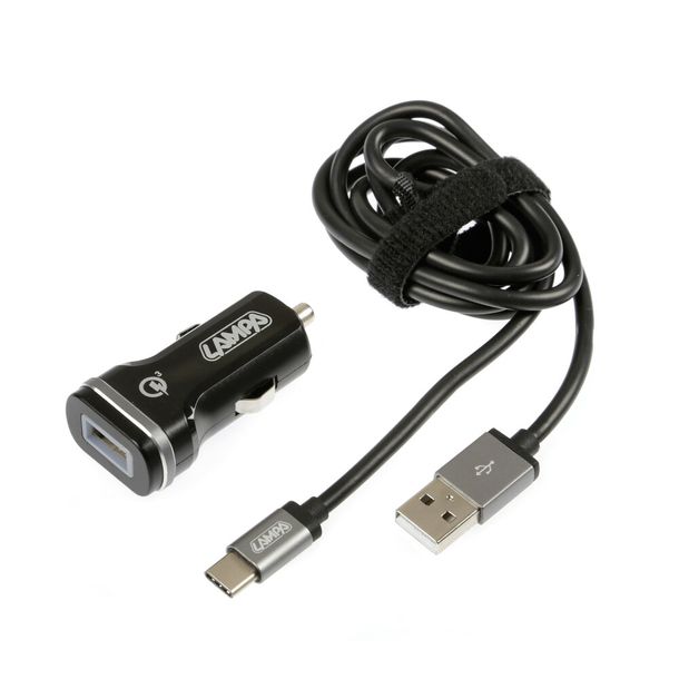 Kit 2 in 1 USB Typ-C - Qualcomm Quick Charge - 12/24V