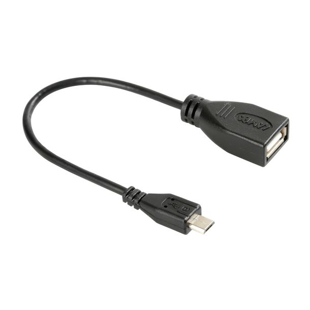 Cable Lamp OTG USB Micro-USB - 20 cm - Black