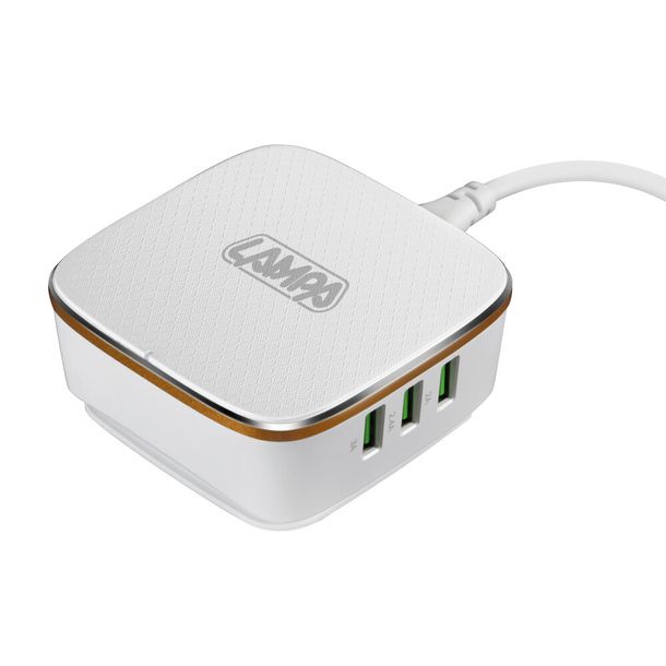 Power Station, Net-acculader met 6 USB-poorten, 230V