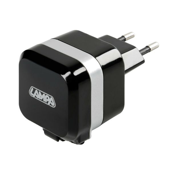 Cargador de batería de red Micro USB con 1 puerto USB - Carga Rápida - 2400 mA - 100/230V