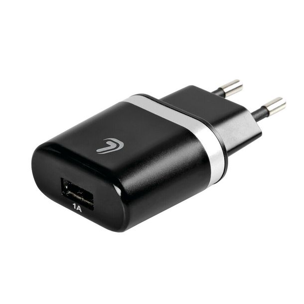 Netspanningslader met 1 USB-poort - 1000 mA - 100/230V