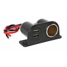 Extra-Power, Stromanschluss mit doppeltem USB, 12/24V