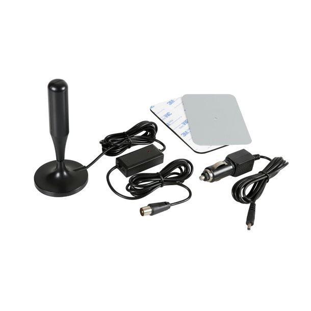 Globo-1 Plus, antenne TV renforcée avec réception numérique, 12/24V - 130 mm