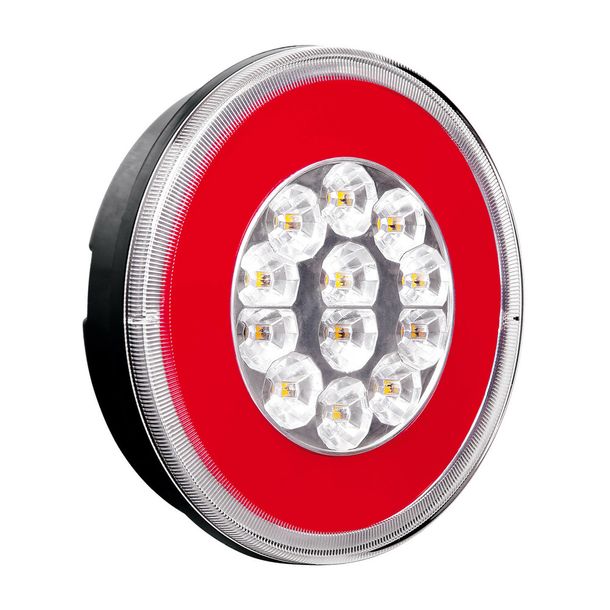 Lampe de recul et feu de position O-LED, rond, 12 / 24V