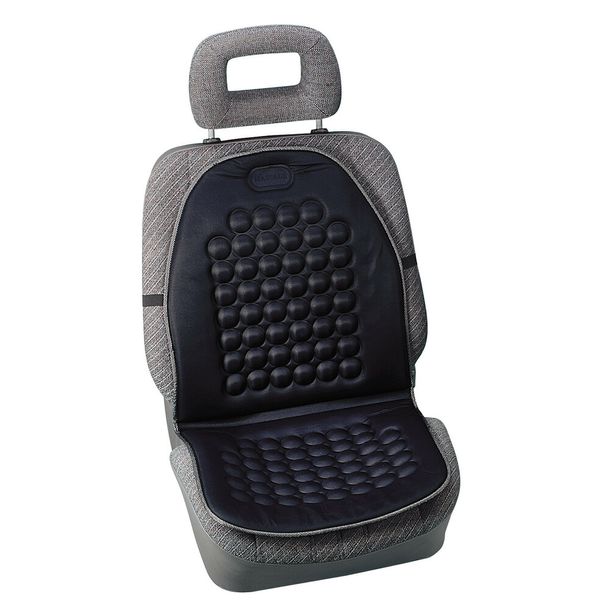 Pilot, magnetic massage backrest - Black