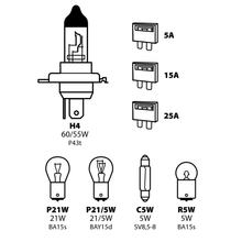 Lampa Kit Ersatzlampen 8 St., Halogen H4 - 12V