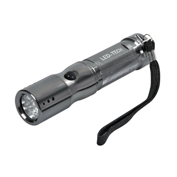 Lampa Led-Tech, Taschenlampe aus Aluminium 9 LEDs