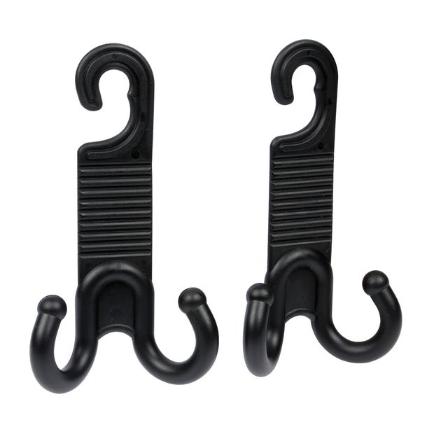 Pair of Universal Headrest Mount Hooks