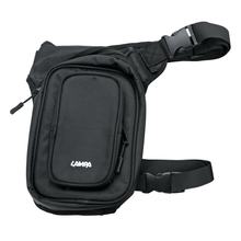 Lampa T-Voyager Moto Leg-Pack Bolsa para Pierna Negra 28 x 16,5 x 7 cm de Nylon con Cubierta Impermeable